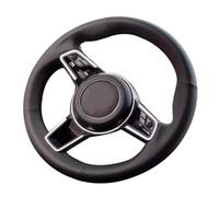 QRPTMBNF Coprivolante in pelle Compatibile con Porsche Cayenne S, Macan | Leather Compatibile con Porsche Cayenne Base, E-Hybrid S, 918 Spyder, 718 Boxster, Cayman, 911(Orange)