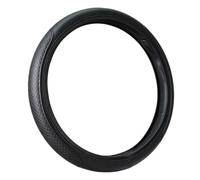 QRPTMBNF Coprivolante per auto in similpelle | Artificial Leather(Black)