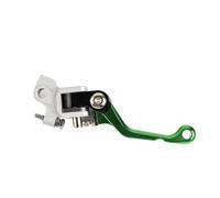 QRPTMBNF Racing Motocross Drop Brake Risparmio di manodopera Compatibile | Folding Adjustable Handle Compatibile con Honda(Green Brake Lever b)