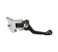 QRPTMBNF Racing Motocross Drop Brake Risparmio di manodopera Compatibile | Folding Adjustable Handle Compatibile con Honda(Black Brake Lever c)