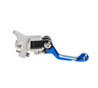 QRPTMBNF Racing Motocross Drop Brake Risparmio di manodopera Compatibile | Folding Adjustable Handle Compatibile con Honda(Blue Brake Lever c)