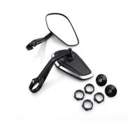 QRPTMBNF Visualizza le parti rotonde dello Compatibile con Triumph | Rear Black CNC Compatibile con Triumph Trident 660(Diamond-Style)