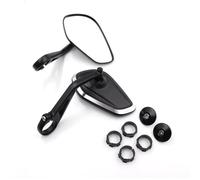 QRPTMBNF Visualizza le parti rotonde dello Compatibile con Triumph | Rear Black CNC Compatibile con Triumph Trident 660(Diamond-Style)