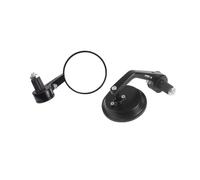 QRPTMBNF Visualizza le parti rotonde dello Compatibile con Triumph | Rear Black CNC Compatibile con Triumph Trident 660(Clear)