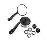 QRPTMBNF Visualizza le parti rotonde dello Compatibile con Triumph | Rear Black CNC Compatibile con Triumph Trident 660(Round)