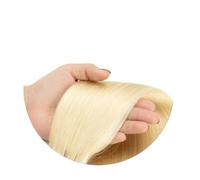 QRSTUVXZY Extension for capelli umani con clip lisce Remy da 14-24 pollici, testa intera, 6 pezzi/set for le donne Hair Extensions(Blonde,14inch)