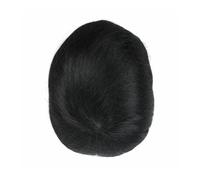 QRSTUVXZY Toupee Uomo Capelli Parrucche for Protesi capillari da Uomo, Parrucche for Uomo, Capelli Umani Invisibili Neri Naturali, Pelle Sottile, Sostituzione dei Capelli(15x20cm)