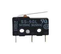 QRUYHBAJU Microinterruttore Serie SS-5 SS-5 SS-5GL SS-5GL2 SS-5GL13 Custodia in plastica con Prestazioni stabili 10 Pezzi(SS-5GL13)