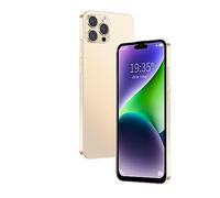 QrZrQ Q15Pro - Telefono cellulare, schermo HD da 6,1 pollici, Android 10.0, 16 GB (espandibile a 128 GB), Quad Core, Dual SIM Dual Camera Cheap 3G Smartphone (Q15Pro-Golden)