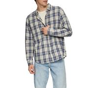 QS 2149612 Camicia a Maniche Lunghe a Quadretti, 05N0, M Uomo