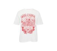 QS 2165279 T-Shirt, Bianco, S Donna