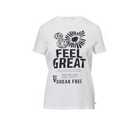 QS 2165356 T-Shirt, Bianco, M Donna