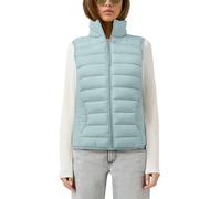 QS 2173776 Gilet Trapuntato, Blu Verde, S Donna
