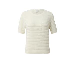 QS Pullover crema Donna QS S
