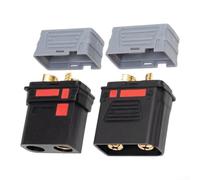 QS10P-L - Connettore anti-scintilla 1 paio ad alta corrente | Compatibile con modelli RC, facile da installare, kit di aggiornamento, vestibilità sicura, essenziale per hobbisti