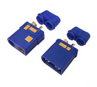 QS8-S+ Connettore batteria per Dr s, antistatico resistente alle scintille, 130 A, alta corrente con contatto in rame placcato oro, alloggiamento in nylon, 600 V nominale, temperatura massima 200 °C