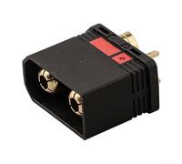 QS8-S - Connettore per batteria resistente alle alte temperature, connettore antistatico, carico di corrente 200 A, tensione nominale 600 V, per sistema di distribuzione dell'energia (maschio)