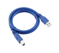 QSBVSO 1,5 Metri Super ad Alta velocità USB 3.0 5. Gbps A a B Estensione del Cavo Maschio a Maschio Compatible with Stampante/mozzo/unità Disco Fisso/HDD/SSD Allegato(1.5M)