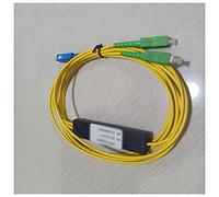 QSBVSO 10 pz/Lotto 1X2 SC/UPC SC PLC Fibra Ottica Monomodale Splitter FT-TH PLC Splitter Box SM PLC 1x2 SC/UPC SC