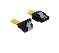 QSBVSO 18 Pollici Dritto Verso Il Basso angolato 6 GB/s SATA3. Seriale Dati ATA. Cavo con Latch Compatible with PC SATA 3.0 SataiII 6 Disco del Disco Rigido Gbps, SSD.