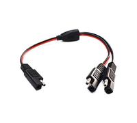 QSBVSO 18AWG 0,75 Quadrato 30 cm da 1 a 2 Cavo di prolunga di disconnessione Rapida a 2 Pin