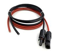 QSBVSO 1M 2M 3M 5M 8M 10M 15M 20M Femmina E Maschio Testa Singola Cavo di Prolunga Solare Cavo FV 6/4/2.5 Mm2 Cavo FV Solare(Black And Red,6M_14AWG 2.5MM)