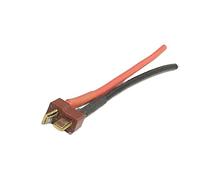 QSBVSO 1PC T Connettore Maschio Cavo di Filo di Silicone 12AWG 10CM Lungo for RC