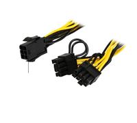 QSBVSO 20CM Alimentazione del PC processore Molex 8 Pin a 2 PCI -e 8 (6 + 2) Pin PCI Express Grafica connettori Compatible with schede di Cavo Splitter Interne Potenza(20CM,PCIe 6Pin to 2X 8Pin)