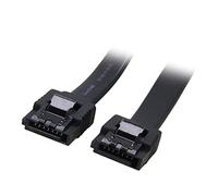 QSBVSO 24 Pollici 6 GB/s SATA3. Seriale Dati ATA. Cavo con Chiusura a Scomparsa Compatible with Pc Computer Portatile Sata 3.0 sataiii 6 Gbps. Disco Fisso Disco del Disco Rigido/Ssd- Nero