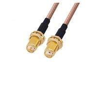 QSBVSO 2pcs / lot. RG178. Cable Kabel. RP SMA. Femmina a. Sma. Adattatore femminile Rf. Cavo da jumper coassiale 0,1-2m(0.1m)