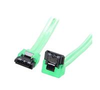 QSBVSO 5PCS SATA 3 Cavo, Super Speed SATA3. Controller Compatible with SSD HDD Disco Rigido SATA III. FO Data Connector rASUS Gigabyte Msi. Vendita all'Ingrosso(25CM,UV Green 90 Degree)