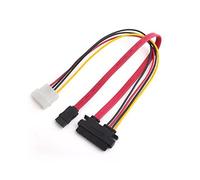 QSBVSO 7. 0cm 6. GB/S. SATA3 1. 5pin a. Sata. 7pin. + IDE. Molex 4pin Power/Data Cable Combinato Compatible with PC SATA 3.0 SataiII 6 Disco del Disco Rigido Gbps, SSD.(70cm)