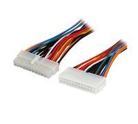 QSBVSO Adattatore Compatible with Cavo di prolunga di Alimentazione ATX connettore a 24 Pin a 24pin, ATX 2. Cavo di prolunga 4 Pin a 4 Pin, Molex 4pin a ATX. Cavo 8pin.(20cm,ATX 24pin Extension)