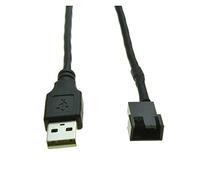 QSBVSO Adattatore for Cavo di Alimentazione della Ventola con Maniche da 2,0 a 3/4 Pin 5V(50CM)