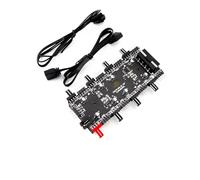 QSBVSO ARGB RGBW 3 Spillo PORTATO controllore 4Pin Pwm. Fan del mozzo del divisore 8 Port w/ma~netic Case & Cavo di Estensione di Luce Adattatore Strip 1 2V 5V RGB(12V 4P RGB PCB-Molex)