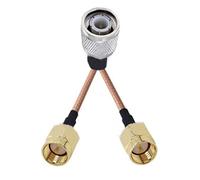 QSBVSO BNC/TNC/N a 2x SMA. Maschio femminile uno in due tipritter di tipo Y combinatore WI-FI Cavo di prolunga dell'antenna RG316 RF. Coax Pigtail Jumper.(2m,3 TNCM-2SMAM)