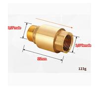 QSBVSO Brass1 / 2 "3/4" 1" BSP. Valvola di ritorno a molla di sollevamento verticale del filo maschio Valvola di ritorno a senso unico(A1)
