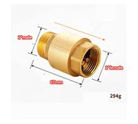 QSBVSO Brass1 / 2 "3/4" 1" BSP. Valvola di ritorno a molla di sollevamento verticale del filo maschio Valvola di ritorno a senso unico(A3)