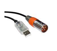 QSBVSO Cavo CONVERTITORE USB FT232RL A RS485 3PIN 3P DMX512 512 XLR Femmina Compatibile con Freestyler Stage Controller Cable(5M,XLR Male 2)