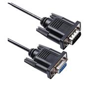 QSBVSO Cavo di Programmazione seriale RS232 DB9 da 9 Pin D-Sub Femmina a DB9 Maschio Compatibile con ups 940-0024C(1.8M)