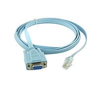 QSBVSO Cavo seriale da RJ45 a RS232 da 1,5 Metri Cavo seriale DB9 Cablaggio di Rete 2 Pezzi