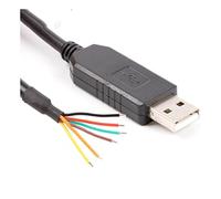 QSBVSO Chip USB a 5V Ttl uart Cavo seriale, estremità del Filo, 1,5 m, TTL-232R-5V-We Compatibile