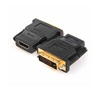 QSBVSO DVI-D DVI-I Maschio a. HDMI- Connettore Adattatore Video Compatibile con Video, Scheda Grafica GPU. Computer Portatile DVI a PORTATO Tenere sotto Controllo HDTV. Schermo