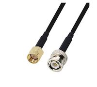 QSBVSO LMR240 50-4. Cable Kabel. RP SMA/SMA Maschio a. Bnc. Connettore maschio e femmina LMR-240. Cavo di salto coassiale coassiale rf basso perdita(5m,SMAM-BNCM)