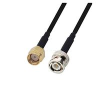QSBVSO LMR240 50-4. Cable Kabel. RP SMA/SMA Maschio a. Bnc. Connettore maschio e femmina LMR-240. Cavo di salto coassiale coassiale rf basso perdita(3m,RPSMAM-BNCM)