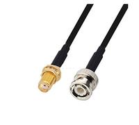 QSBVSO LMR240 50-4. Cable Kabel. RP SMA/SMA Maschio a. Bnc. Connettore maschio e femmina LMR-240. Cavo di salto coassiale coassiale rf basso perdita(0.2m,SMAF-BNCM)