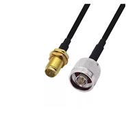 QSBVSO LMR240 50-4 RF. Cavo coassiale Rp-sma/sma Maschio e femmina a N Connettore maschio e femmina LMR-240. Cavo di salto della coassiale della bassa perdita(2m,4 RPSMAF-NM)