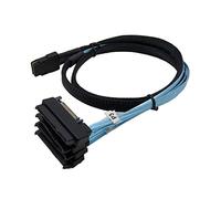 QSBVSO M~Ni 4. SAS. Dischi rigidi a 36 Pin SFF-8087. A 4. SAS 29- Spillo SFF-8482. Connettori Via Cavo con 15 Perno Sata. Controller del connettore di Alimentazione(1m)
