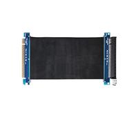 QSBVSO PCIE 3.0 x16 schermato PCI. Espresso Extender Cable Riser - GPU PC Vale a Dire 16X Orizzontale 180 Gradi Zoccolo della Carta di Estensione(25CM)