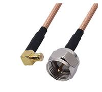 QSBVSO RF Cavo coassiale coassiale F a Mcx. Maschio femmina RG316. Jumper dell'adattatore del cavo dell'antenna Compatible With Sdr.(1m,1MCXM-FM Right)